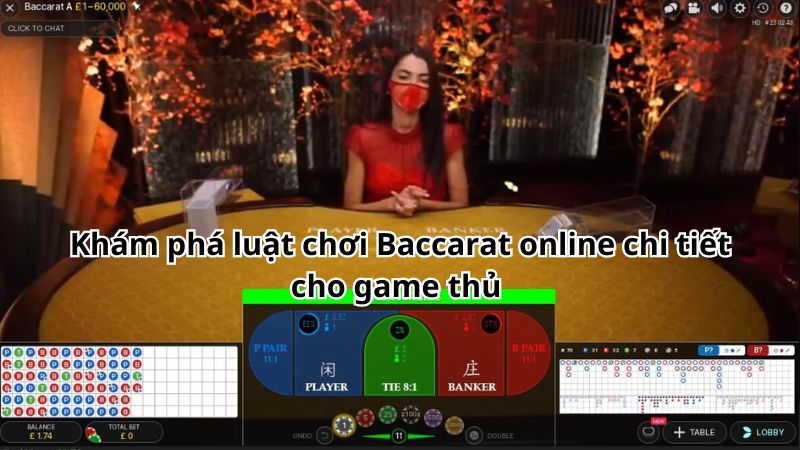 Khám phá luật chơi Baccarat online chi tiết cho game thủ