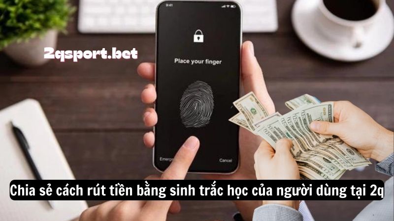 Chia sẻ cách rút tiền bằng sinh trắc học của người dùng tại 2q