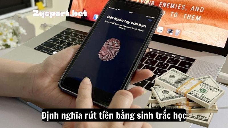 Định nghĩa rút tiền bằng sinh trắc học