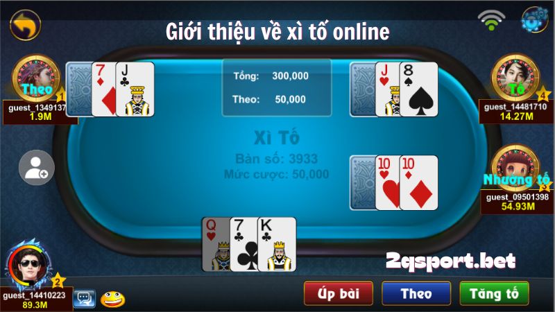 Giới thiệu về xì tố online